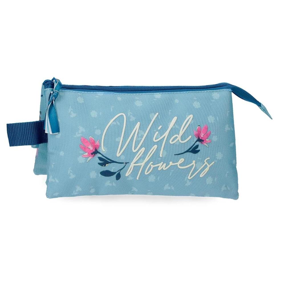 MOVOM Borsa Messenger Nice Flowers 23 Cm - Tracolla Colorata In Poliestere Con Fantasia Floreale